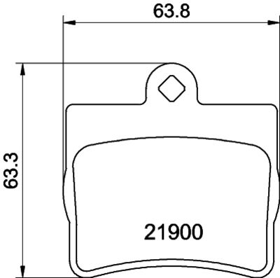 Brake Pad Set, disc brake HELLA 8DB 355 008-311