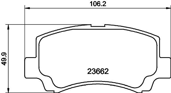 HELLA 8DB 355 009-681 Brake Pad Set, disc brake