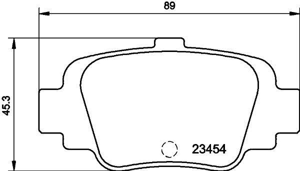 HELLA 8DB 355 011-551 Brake Pad Set, disc brake