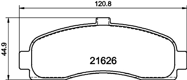 HELLA 8DB 355 016-501 Brake Pad Set, disc brake