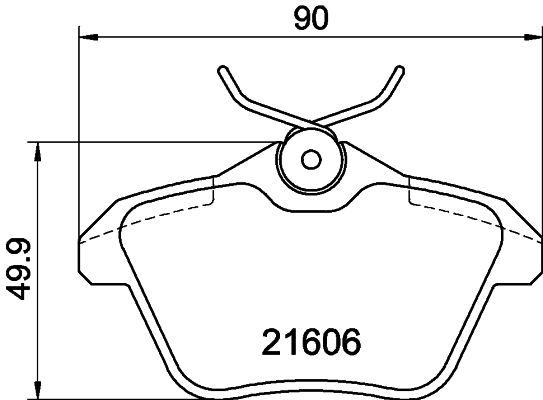 HELLA 8DB 355 018-291 Brake Pad Set, disc brake