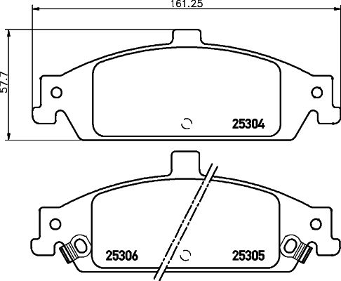 HELLA 8DB 355 020-911 Brake Pad Set, disc brake