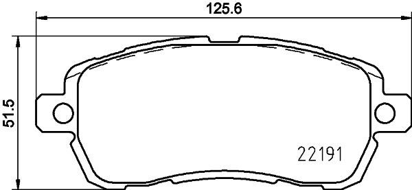 HELLA 8DB 355 031-721 Brake Pad Set, disc brake