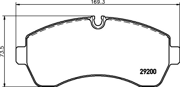 HELLA 8DB 355 005-531 Brake Pad Set, disc brake