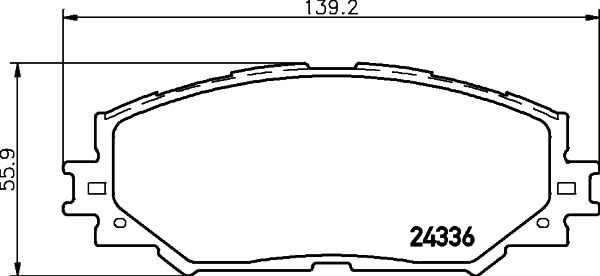 HELLA 8DB 355 006-861 Brake Pad Set, disc brake
