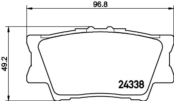 HELLA 8DB 355 006-881 Brake Pad Set, disc brake