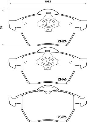 HELLA 8DB 355 007-881 Brake Pad Set, disc brake