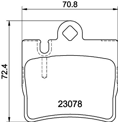 HELLA 8DB 355 008-711 Brake Pad Set, disc brake