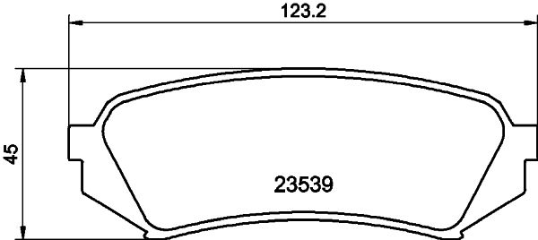HELLA 8DB 355 009-391 Brake Pad Set, disc brake