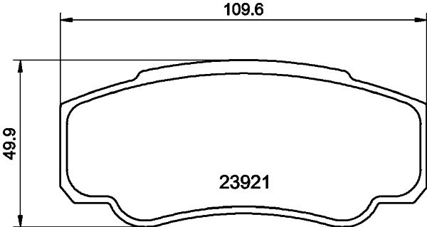 HELLA 8DB 355 010-411 Brake Pad Set, disc brake