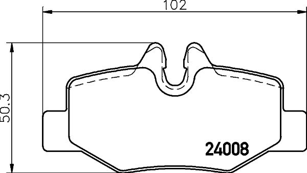 HELLA 8DB 355 010-661 Brake Pad Set, disc brake