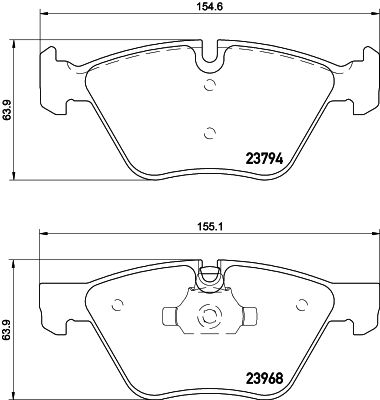 HELLA 8DB 355 011-321 Brake Pad Set, disc brake