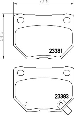 HELLA 8DB 355 011-601 Brake Pad Set, disc brake