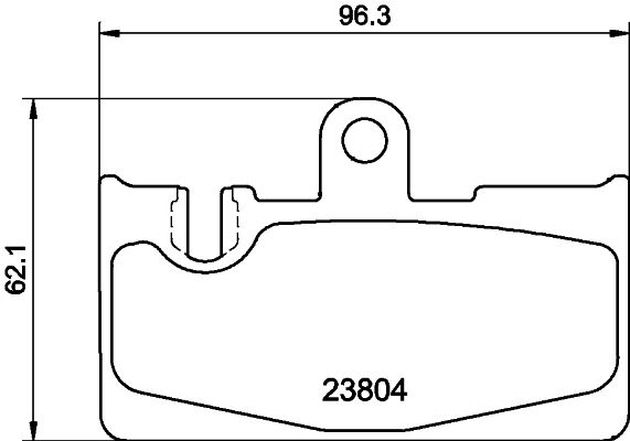 HELLA 8DB 355 011-661 Brake Pad Set, disc brake