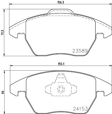 HELLA 8DB 355 011-811 Brake Pad Set, disc brake