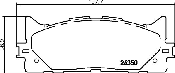 HELLA 8DB 355 012-401 Brake Pad Set, disc brake