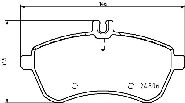 HELLA 8DB 355 012-581 Brake Pad Set, disc brake
