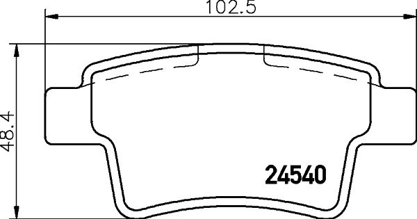HELLA 8DB 355 013-361 Brake Pad Set, disc brake