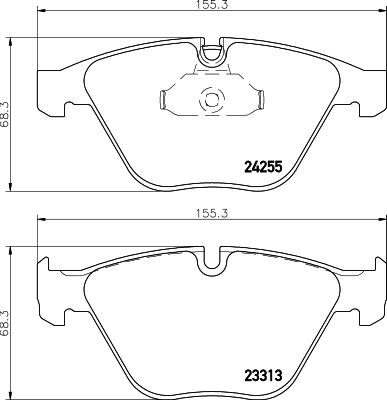 HELLA 8DB 355 013-931 Brake Pad Set, disc brake