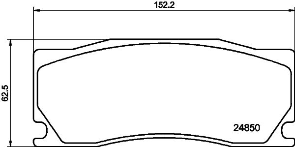 HELLA 8DB 355 014-091 Brake Pad Set, disc brake