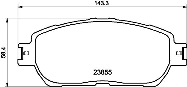 HELLA 8DB 355 014-441 Brake Pad Set, disc brake