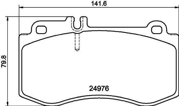 HELLA 8DB 355 014-821 Brake Pad Set, disc brake