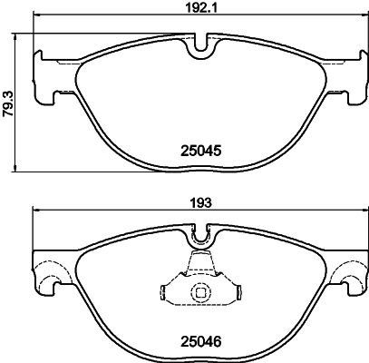 HELLA 8DB 355 015-251 Brake Pad Set, disc brake