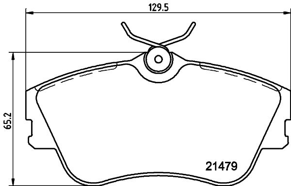 HELLA 8DB 355 018-071 Brake Pad Set, disc brake