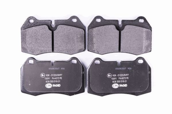 HELLA 8DB 355 018-211 Brake Pad Set, disc brake