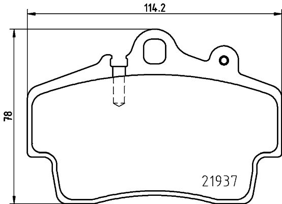 HELLA 8DB 355 018-471 Brake Pad Set, disc brake
