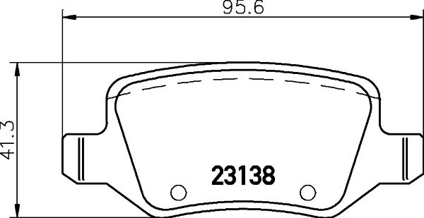 HELLA 8DB 355 018-531 Brake Pad Set, disc brake