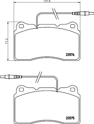 HELLA 8DB 355 018-671 Brake Pad Set, disc brake