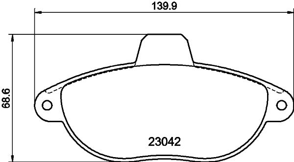 HELLA 8DB 355 019-251 Brake Pad Set, disc brake