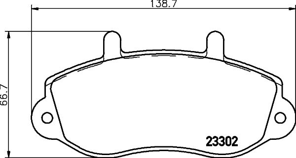 HELLA 8DB 355 019-321 Brake Pad Set, disc brake