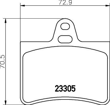 HELLA 8DB 355 019-441 Brake Pad Set, disc brake