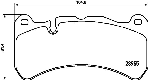 HELLA 8DB 355 019-521 Brake Pad Set, disc brake