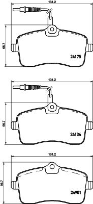 HELLA 8DB 355 020-671 Brake Pad Set, disc brake