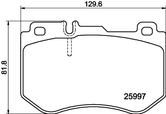 HELLA 8DB 355 021-741 Brake Pad Set, disc brake