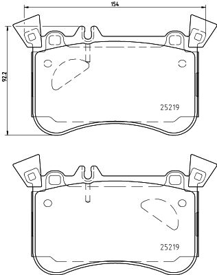 HELLA 8DB 355 021-771 Brake Pad Set, disc brake