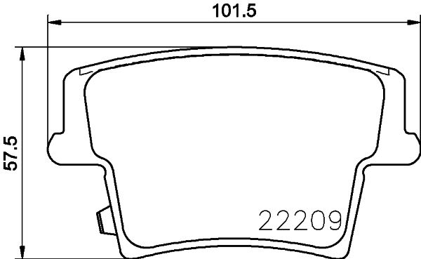 HELLA 8DB 355 023-101 Brake Pad Set, disc brake