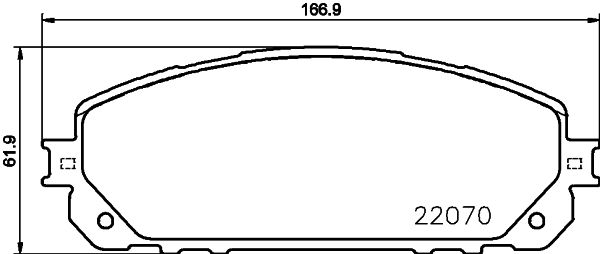 HELLA 8DB 355 023-391 Brake Pad Set, disc brake