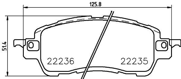 HELLA 8DB 355 024-721 Brake Pad Set, disc brake