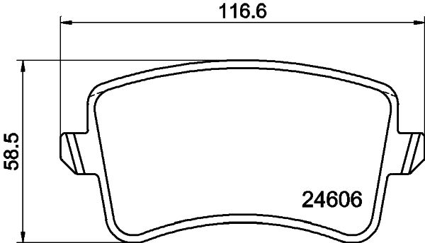 HELLA 8DB 355 025-381 Brake Pad Set, disc brake