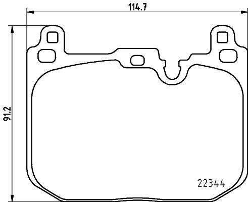 HELLA 8DB 355 025-621 Brake Pad Set, disc brake