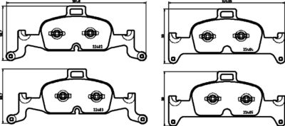 Brake Pad Set, disc brake HELLA 8DB 355 025-811