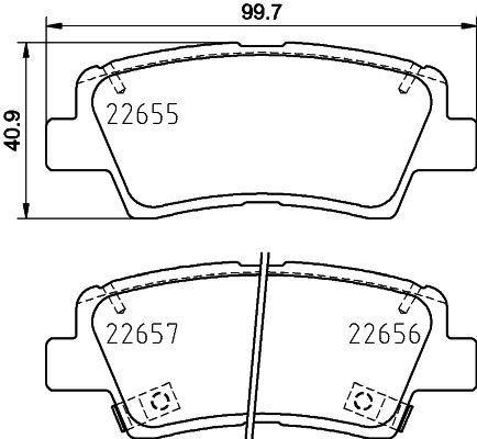 HELLA 8DB 355 031-681 Brake Pad Set, disc brake
