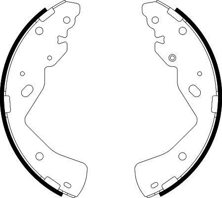 HELLA 8DB 355 038-211 Brake Shoe Set