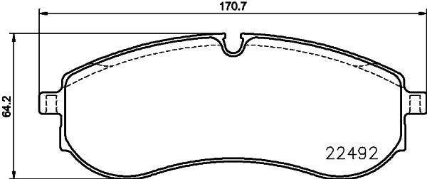 HELLA 8DB 355 039-531 Brake Pad Set, disc brake