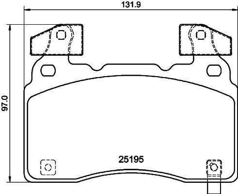 HELLA 8DB 355 040-471 Brake Pad Set, disc brake