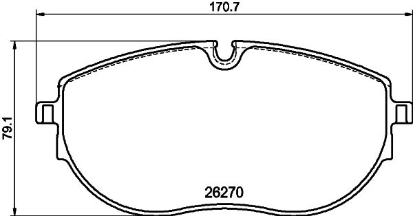 HELLA 8DB 355 040-891 Brake Pad Set, disc brake